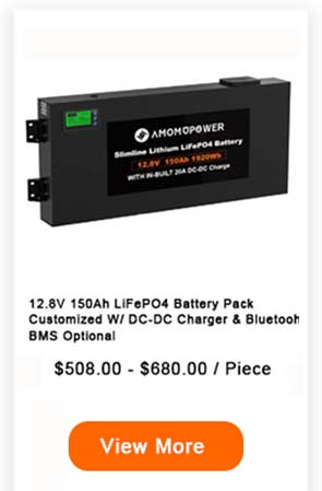 150Ah Lithium battery with DC to DC charger