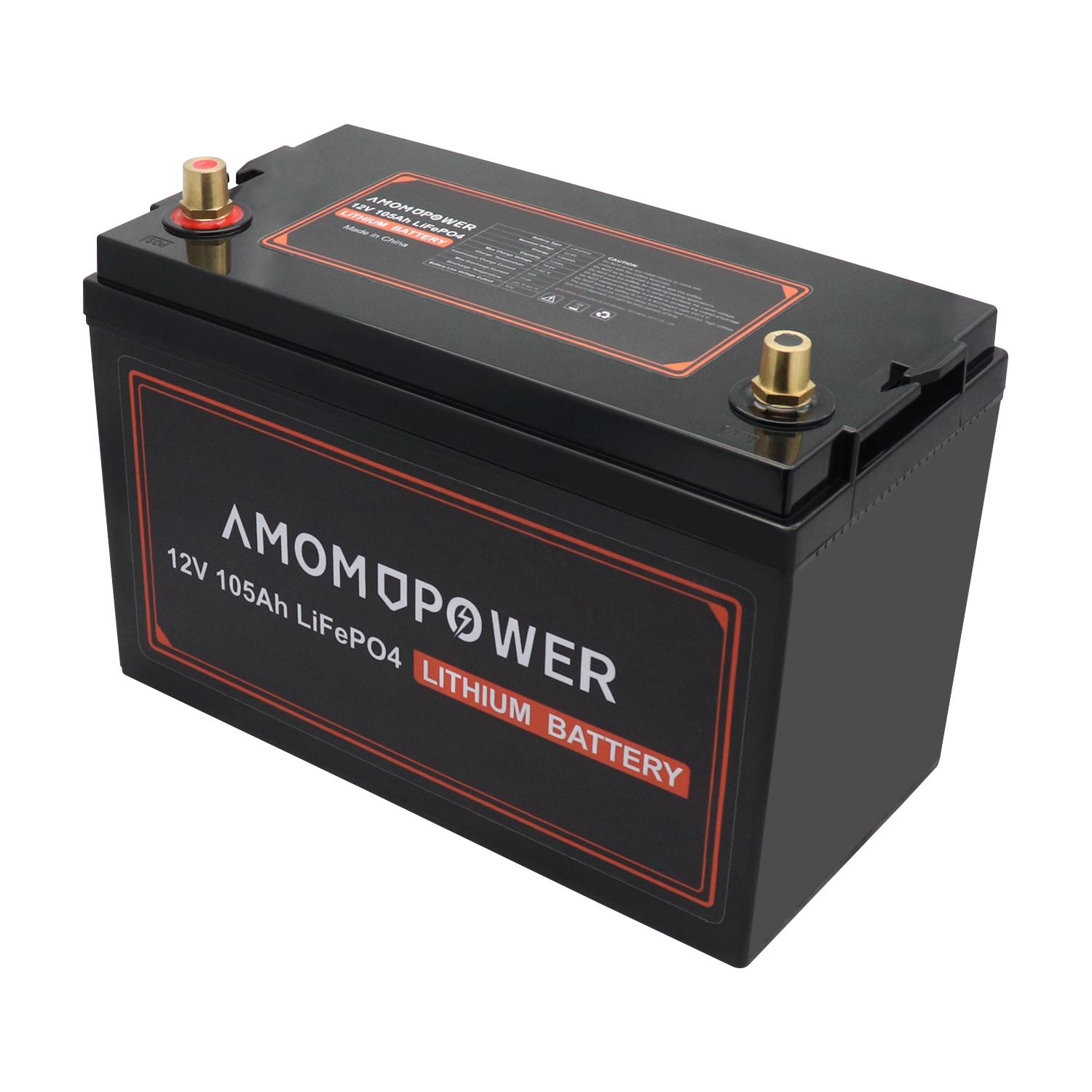 Amomdpower Custom Rechargeable Lithium Battery Replace Lead-acid Battery 12v 100Ah