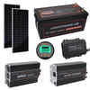 12V Solar System 200Ah Battery Set with Inverter Battery Charger Solar Panel
