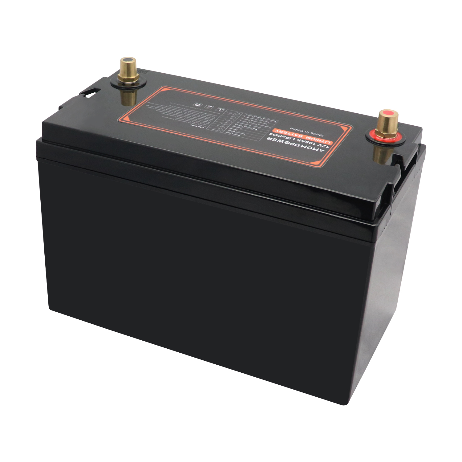 Amomdpower Custom Rechargeable Lithium Battery Replace Lead-acid Battery 12v 100Ah