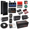 12V Solar 200Ah Battery System Set Include Control Connection Protection Accessories