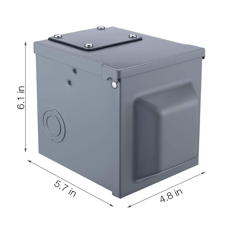 Wholeasale 125V AC Waterproof Power Outlet Box US Standard RV Trailer Marine 30A Charging Pile Box