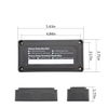 Wholesale 100A 12-Way Screw Dual Row Marine Busbar Box Black