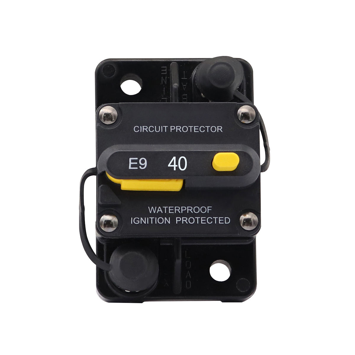 40A Marine Grade Mini Circuit Breaker Manual Reset Current Overload Protect for Boat RV Waterproof with CE Certificate