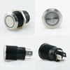  Wholesale Custom Pattern Stainless Steel Push Button Switch with Ring Status Indicator LED