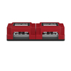 Amomd 4 Bolt DC 600A High Large Current Copper Bus Bar M8/M10 Power Distribution Busbar Connector Box with 2 Cover