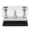 DIY Circuit 3-Way M10 600A Copper Connector Busbar Steel ABS Stainless Steel for Grounding Bar Connection with Cover