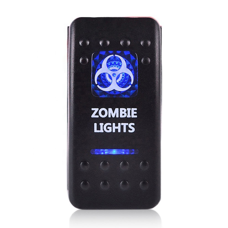 12V Waterproof Mini Rocker Switches 20A Max Current ABS Material with ...