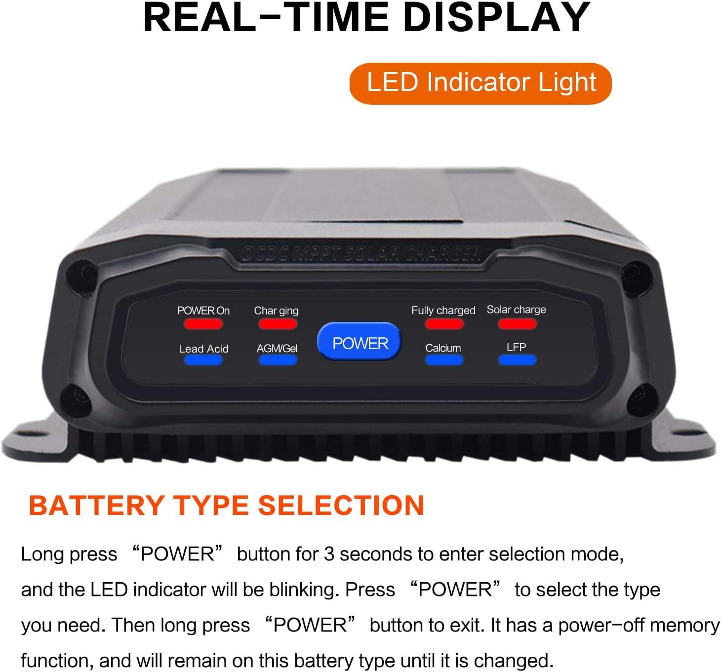 12V 40A DC-DC Power Converter On-Board Battery Charger for Lithium Dual Battery System Part of Power Conversion System