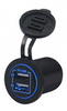 Amomd Wholesale 5V Dual 2.4A Port 4.8A USB Quick Charging Charger Socket