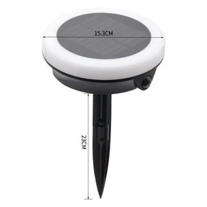 Smart Bluetooth Control Colorful Out Floor Solar Led Light 