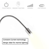  Wholesale Marine RV Chrome-plated Flexible Arm Gooseneck Light with Usb Charger And Touch Switch