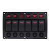 Wholesale 6 Gang Rocker Switch Panel with Overload Protector