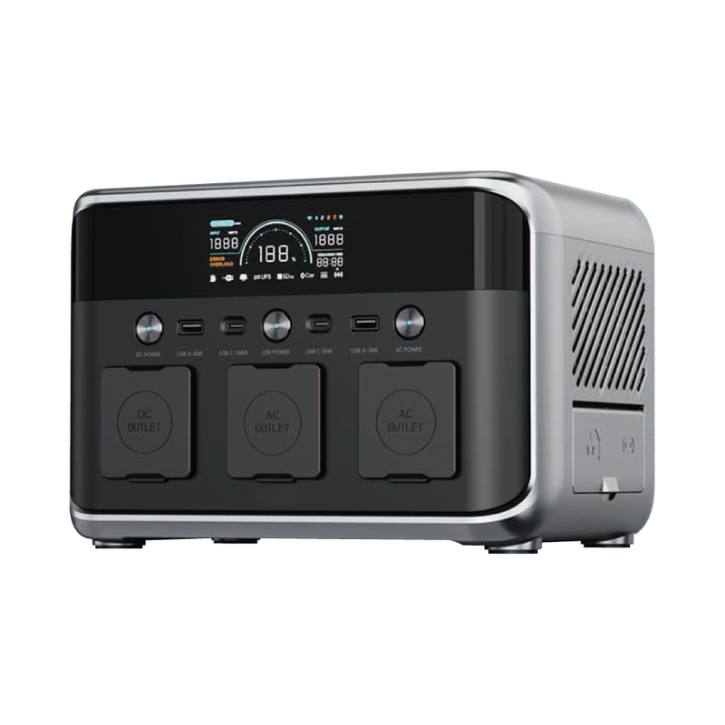 600W Multi-functional Portable Power Station with Wireless Charger