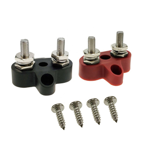 Wholesale M6 M8 Marine RV Heavy-duty Terminal Dual Studs with Nylon Insulated Base