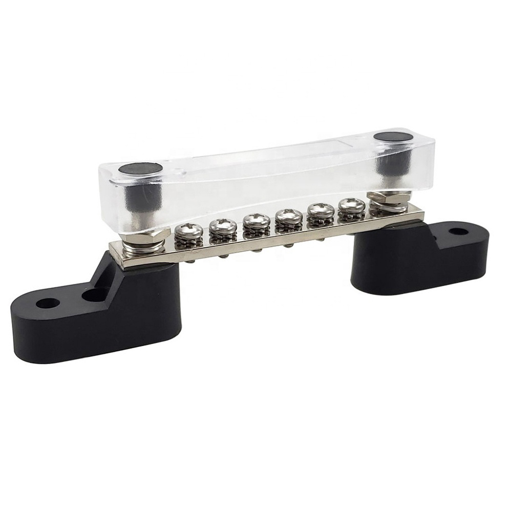 Wholesale Marine RV Power Connection Nylon Base Copper Busbar with PBT Cover