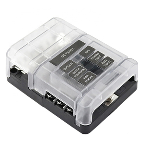  Wholesale 6 way Quick Connect Terminal ATC Type Blade Fuse Box with Negative Busbar