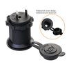 Amomd 12V Waterproof ABS Flame Retardant Cigar Lighter Merit Socket for Marine Car Use Plugs & Sockets