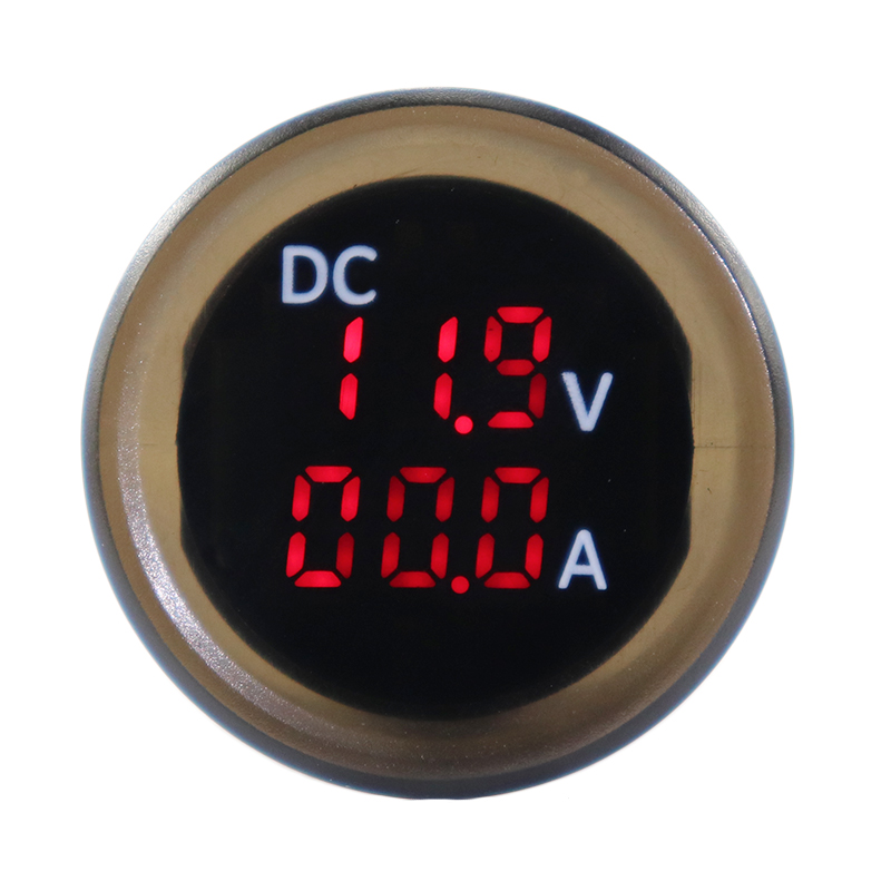 Amomd Wholesale Marine RV DC 12 Volt Digital Display Current Amp Meter Voltmeter
