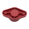 Amomd 8-Way Red Copper round Busbar with Nylon Cover 180A Rated