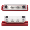 Wholesale Marine RV 100A 4-way Red Tin-plated Copper Busbar with PBT Dustproof Cover