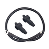  Wholesale OEM 60cm 25mm Black/Red 12v /24v Electric Cable with M10 Terminal