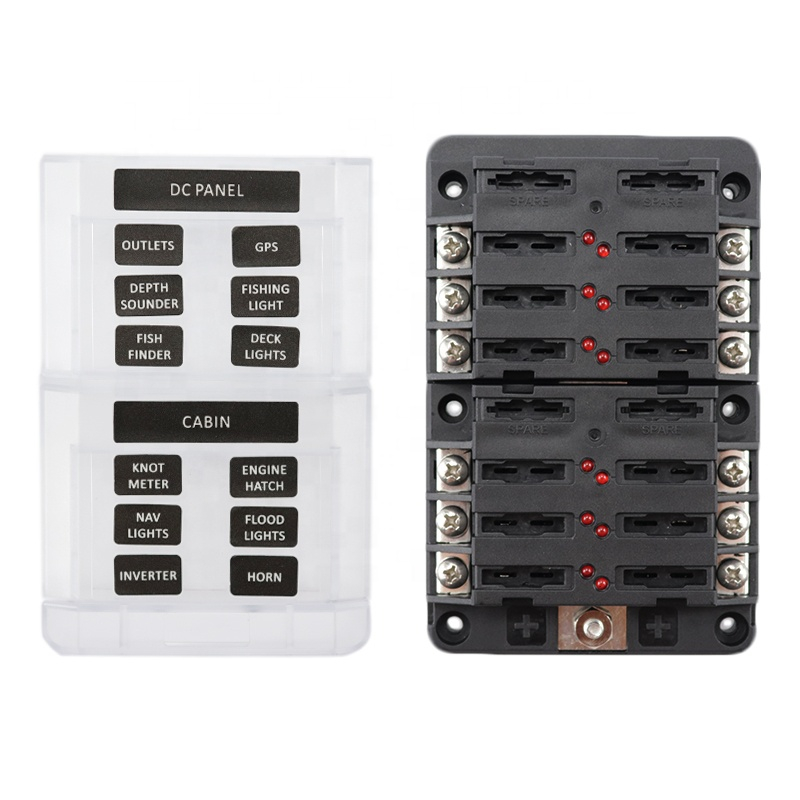 Wholesale 12way Combine ATC Blade Fuse Box(Screw fixed and quick