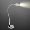 USB Charr Chrome-Plated Gooseneck LED Lamp Touch Adjust Direction and Brightness for RV Lighting Systems