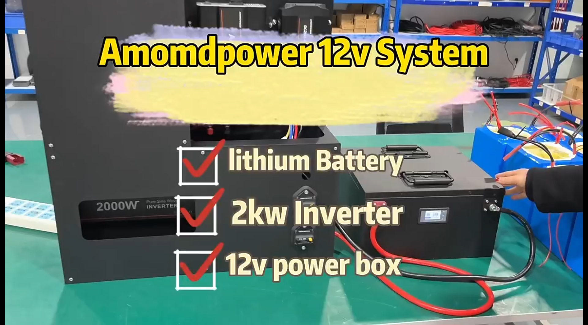 Amomdpower 12v Lithium Battery System