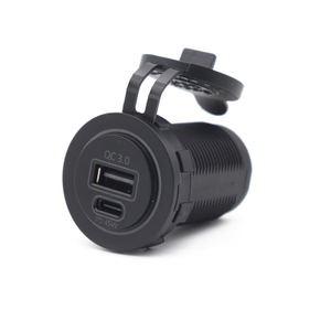 Amomd Wholesale 5V Dual Port Type C USB Quick Charging Charger Socket